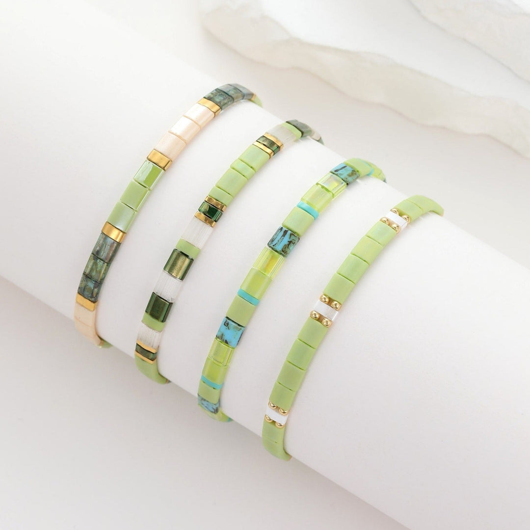 Parure Alisa - Bracelets de perles - bracelet de perles fait main en perles Miyuki par Køss Design