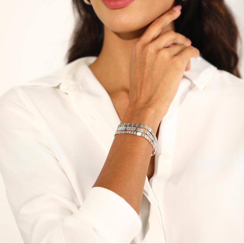 Parure Celine - Bracelets de perles