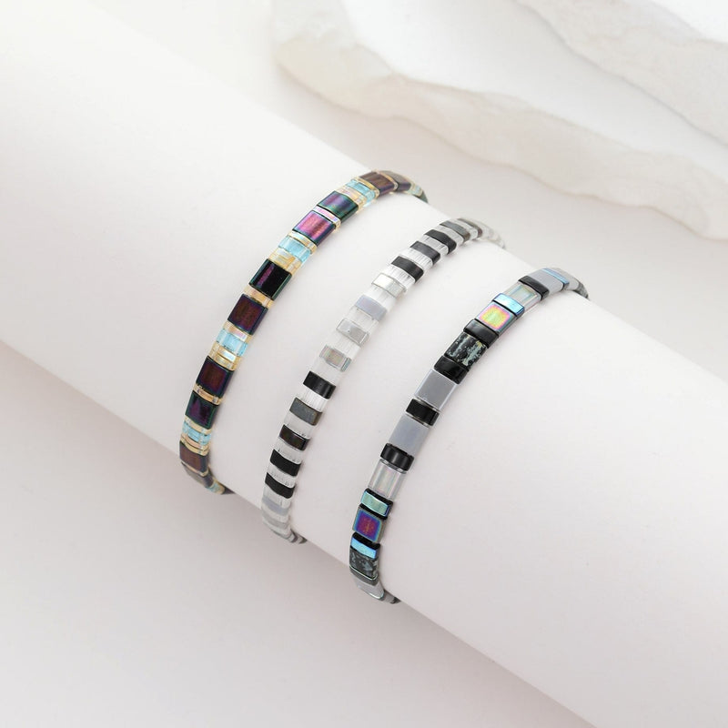 Parure Clara - Bracelets de perles - bracelet de perles fait main en perles Miyuki par Køss Design