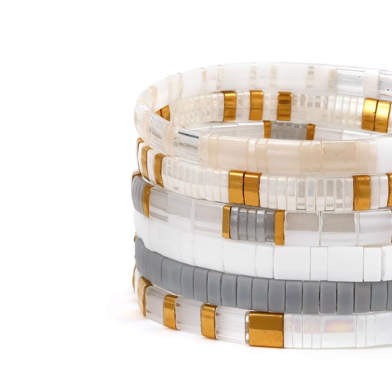 Parure Daria - vue détaillée des perles Miyuki japonaises