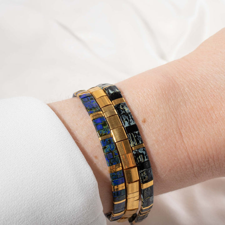 Parure Eclipse - Bracelets de perles - bracelet de perles fait main en perles Miyuki par Køss Design