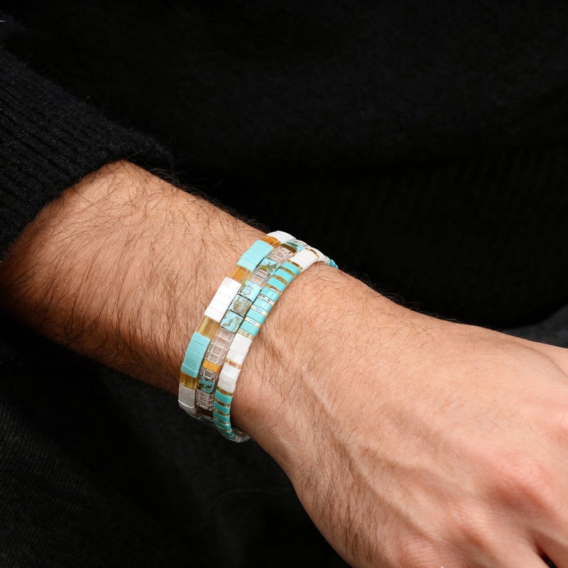 Parure Eden - vue détaillée des perles Miyuki japonaises