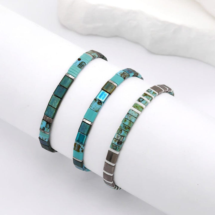 Parure Esmira - Bracelets de perles - bracelet de perles fait main en perles Miyuki par Køss Design