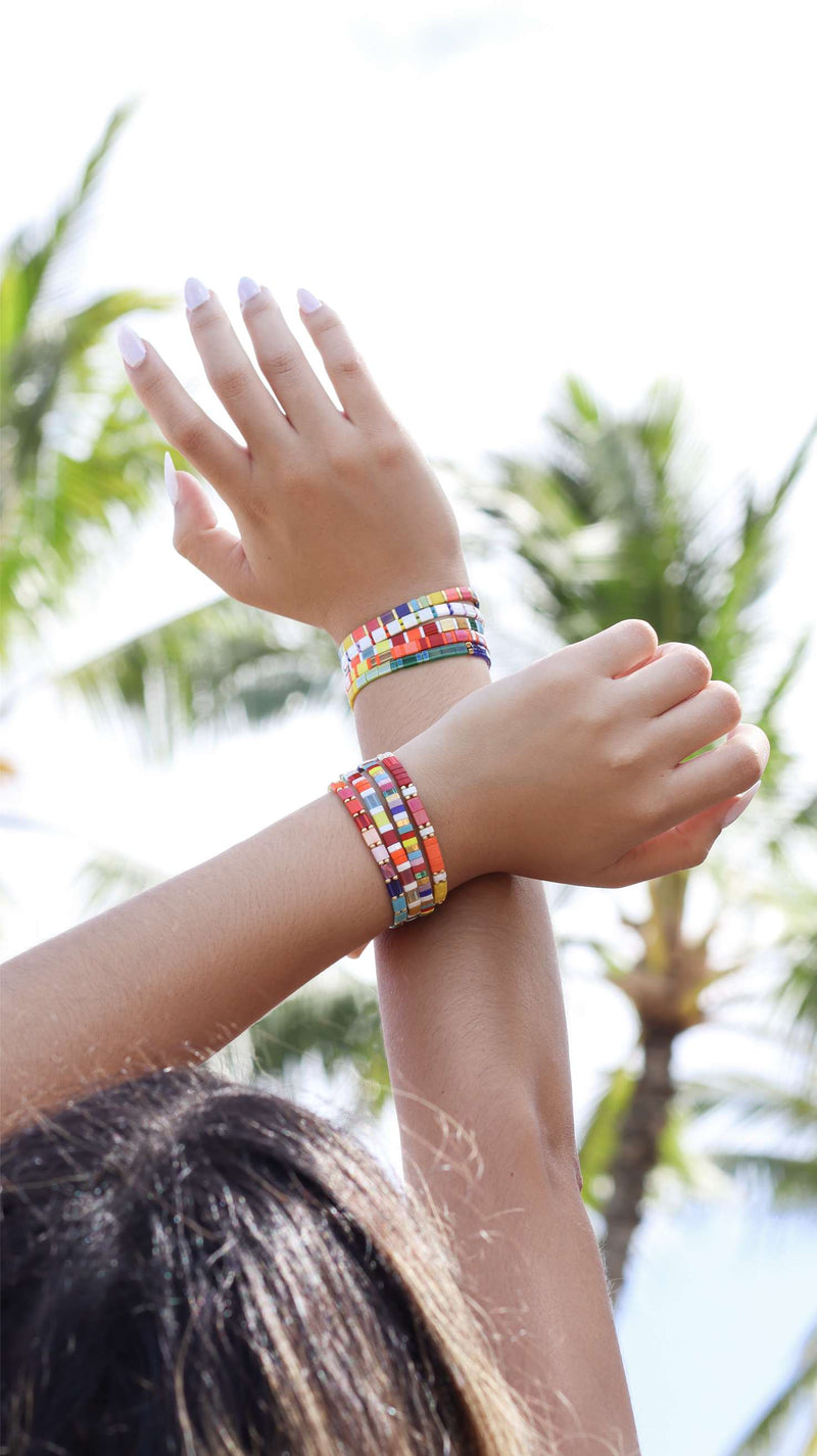 Parure Hawaii - Køss Design bracelet de perles fait main photo 11