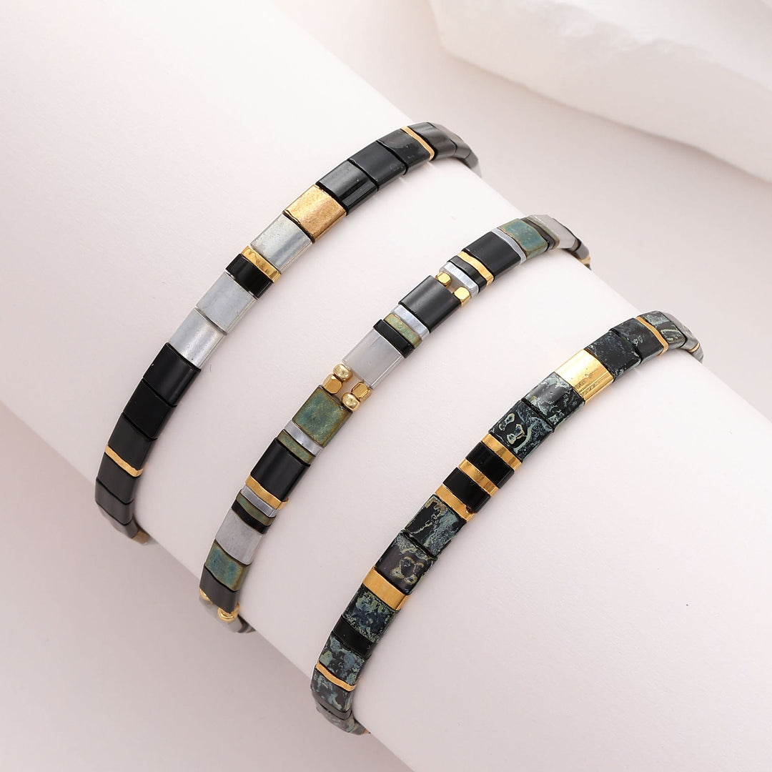 Parure Iconic - Bracelets de perles - bracelet de perles fait main en perles Miyuki par Køss Design