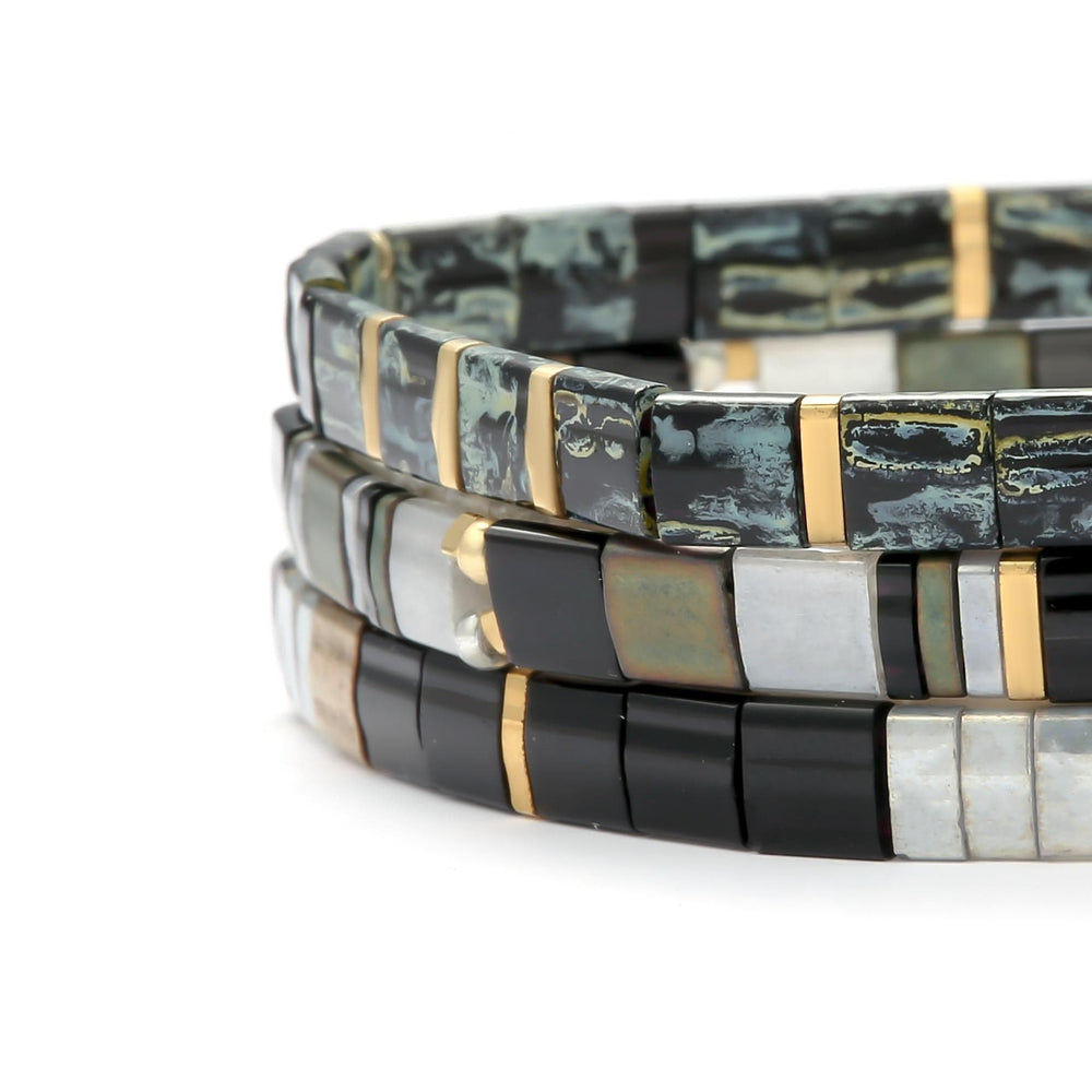 Parure Iconic - vue détaillée des perles Miyuki japonaises