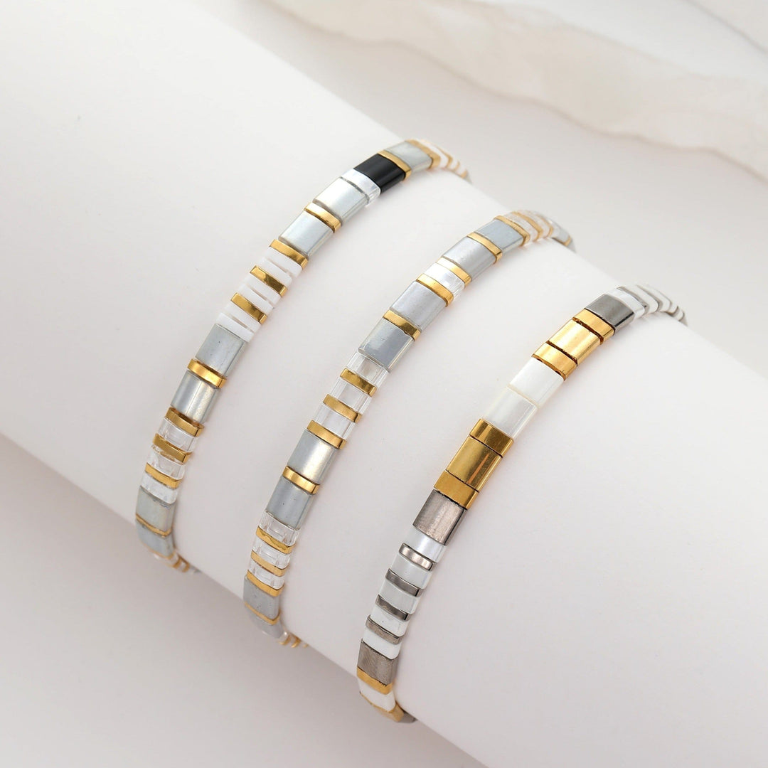 Parure Stars - Bracelets de perles - bracelet de perles fait main en perles Miyuki par Køss Design