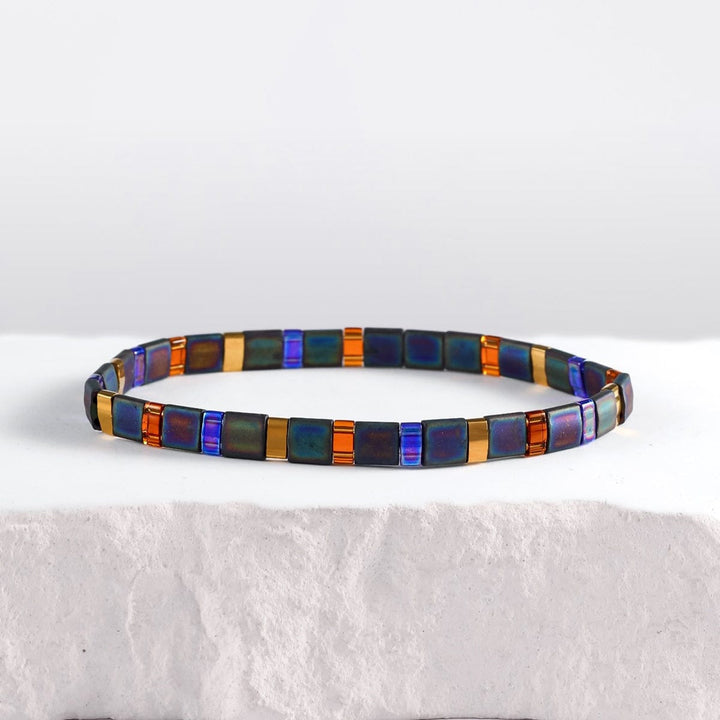 Valeria - Bracelet de perles - bracelets perles plates fait main en perles Miyuki par Køss Design