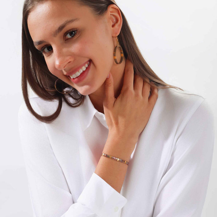 Nadia - Køss Design bracelets perles plates fait main photo 6