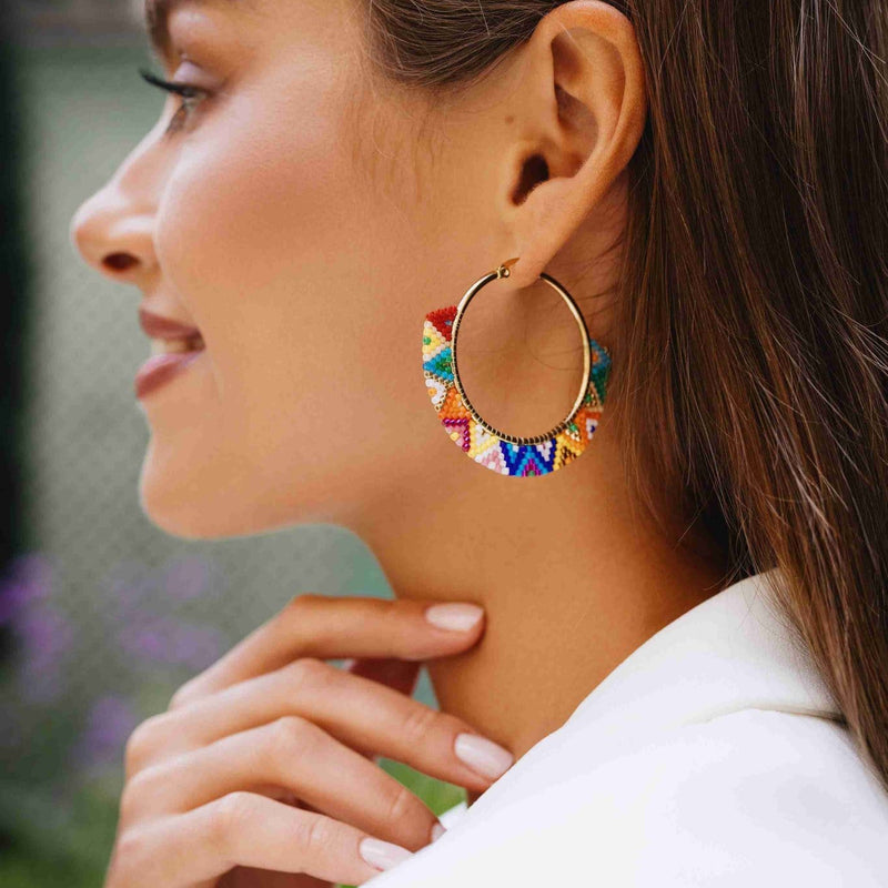 Agathe - Køss Design earring fait main photo 6