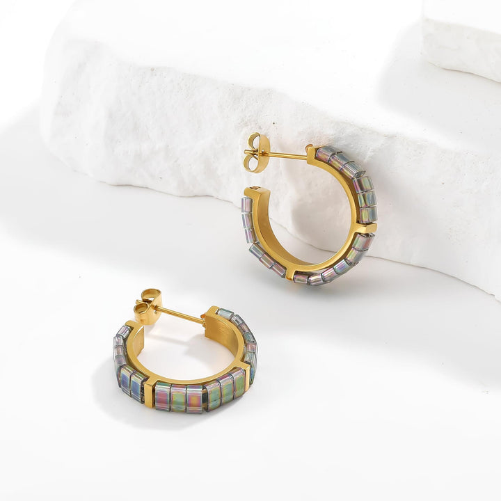 Anya - Boucles d'oreilles Pierre de naissance Juin