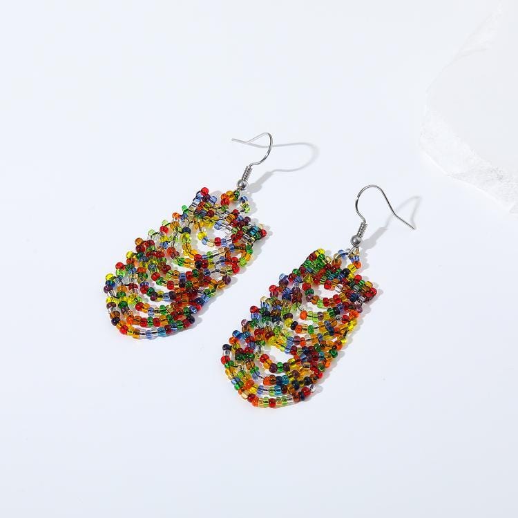 Boho - vue détaillée des perles Miyuki japonaises