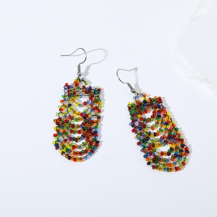 Boho - Boucles d'oreilles - earring fait main en perles Miyuki par Køss Design