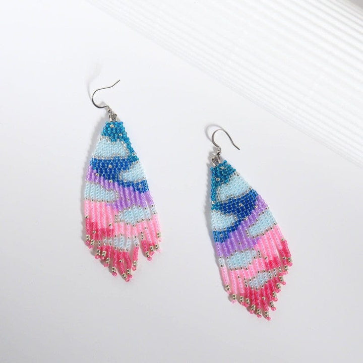 Emmy - Boucles d'oreilles - earring fait main en perles Miyuki par Køss Design