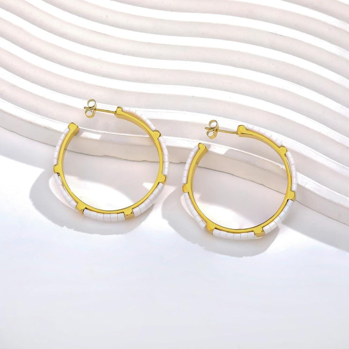 Lila - vue détaillée des perles Miyuki japonaises