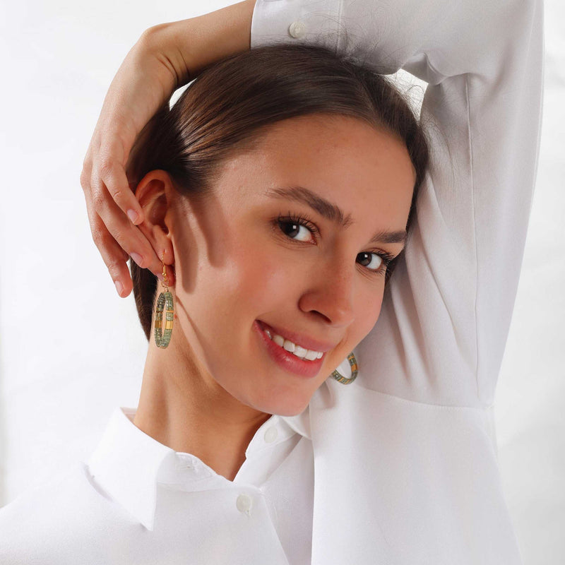 Luna - Køss Design earring fait main photo 7