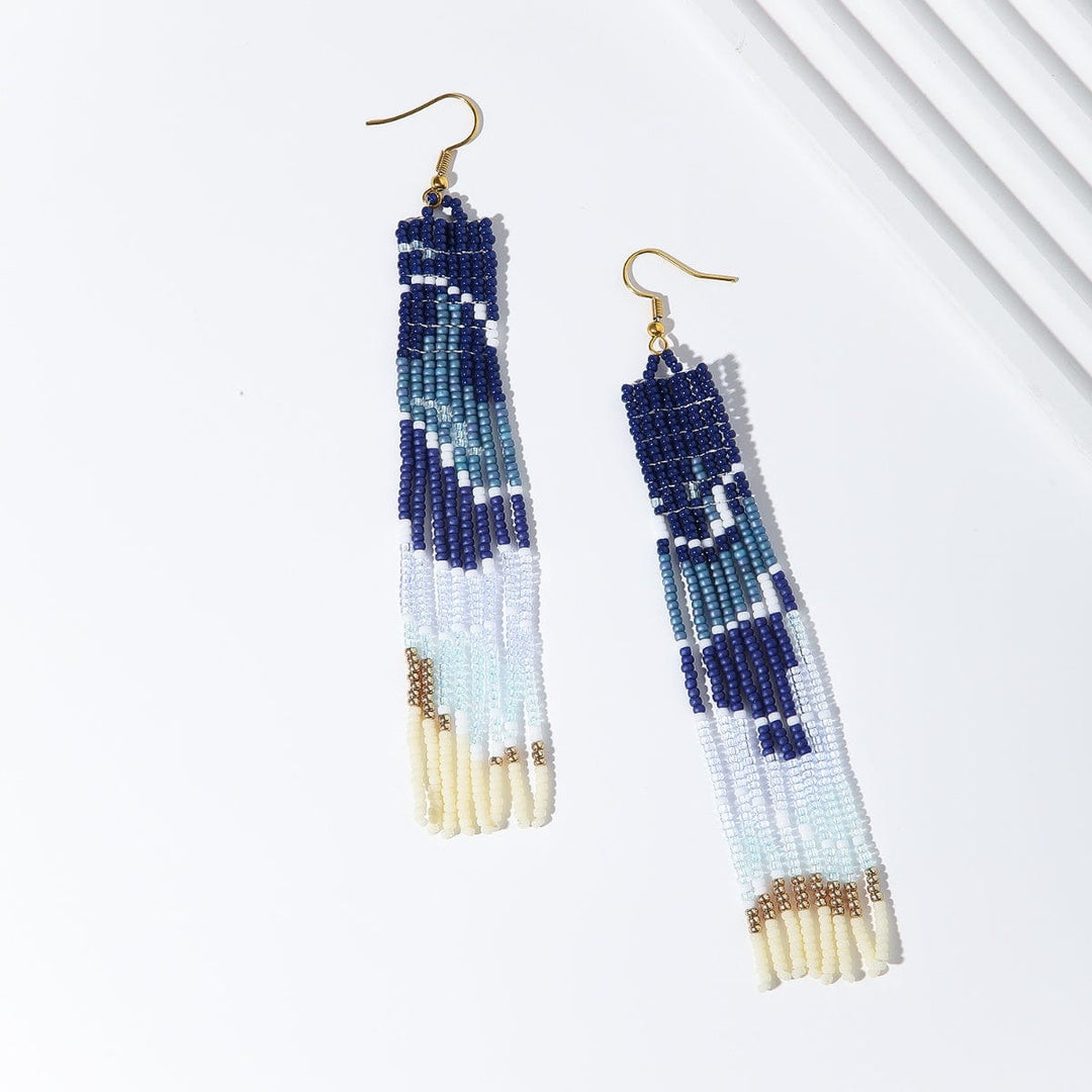 Merida - Boucles d'oreilles - earring fait main en perles Miyuki par Køss Design