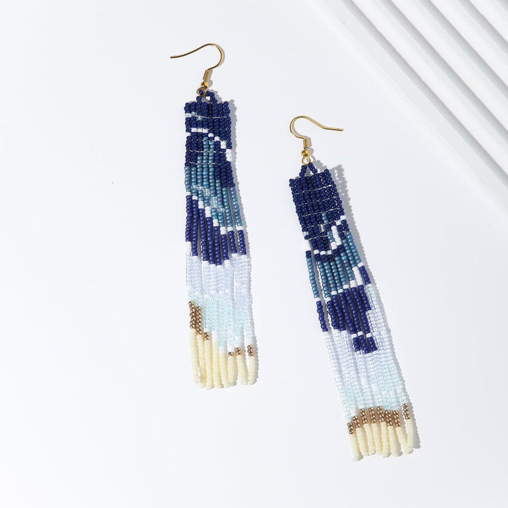 Merida - Boucles d'oreilles - earring fait main en perles Miyuki par Køss Design