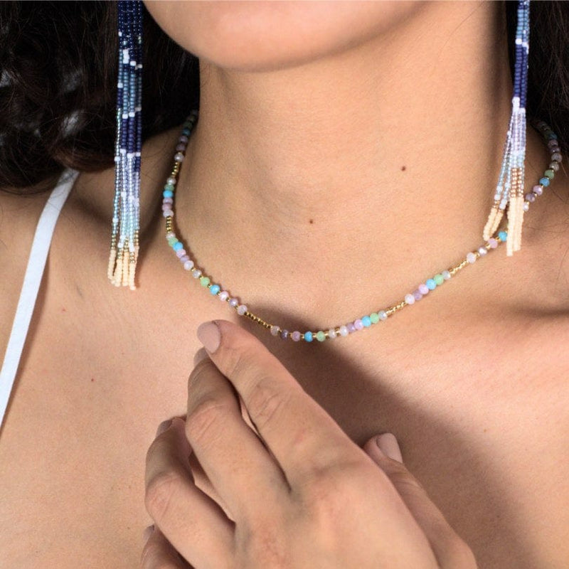 Merida - détail des couleurs et motifs en perles Miyuki Tila