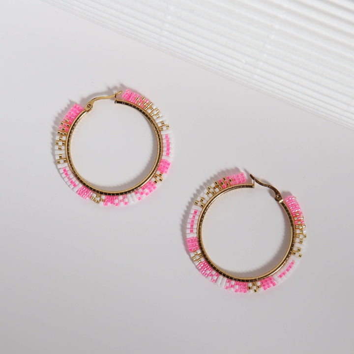 Rosa - Boucles d'oreilles