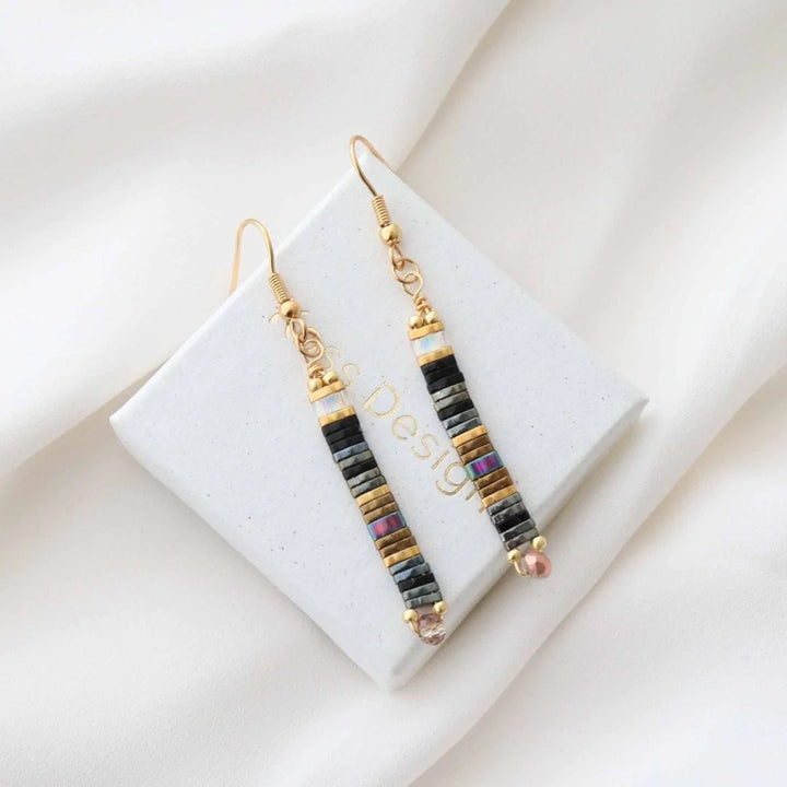 Røva - Boucles d'oreilles - earring fait main en perles Miyuki par Køss Design