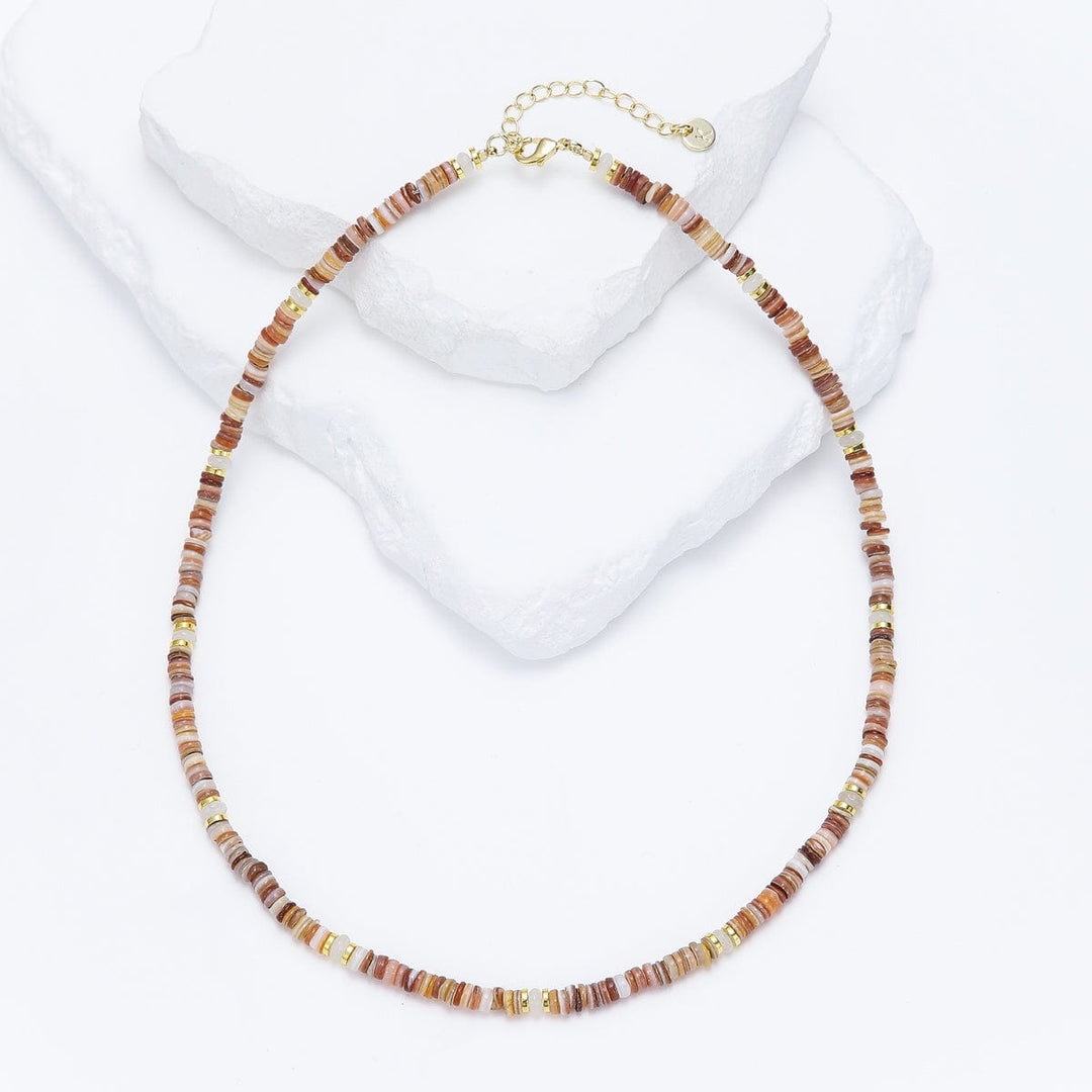 Sera - Collier de pierres - necklace fait main en perles Miyuki par Køss Design