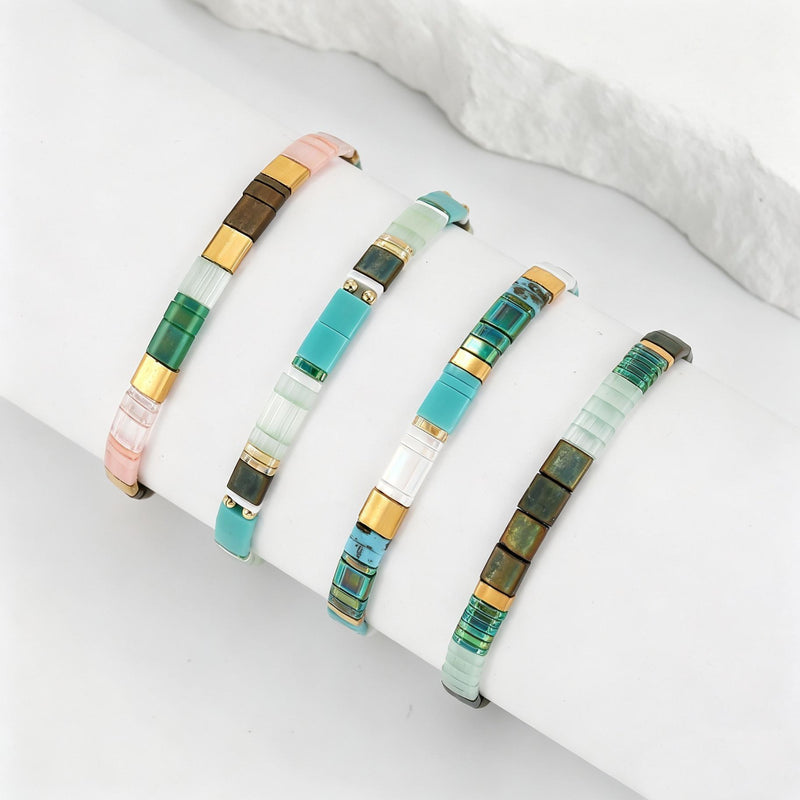 Parure Lana - Bracelets de perles