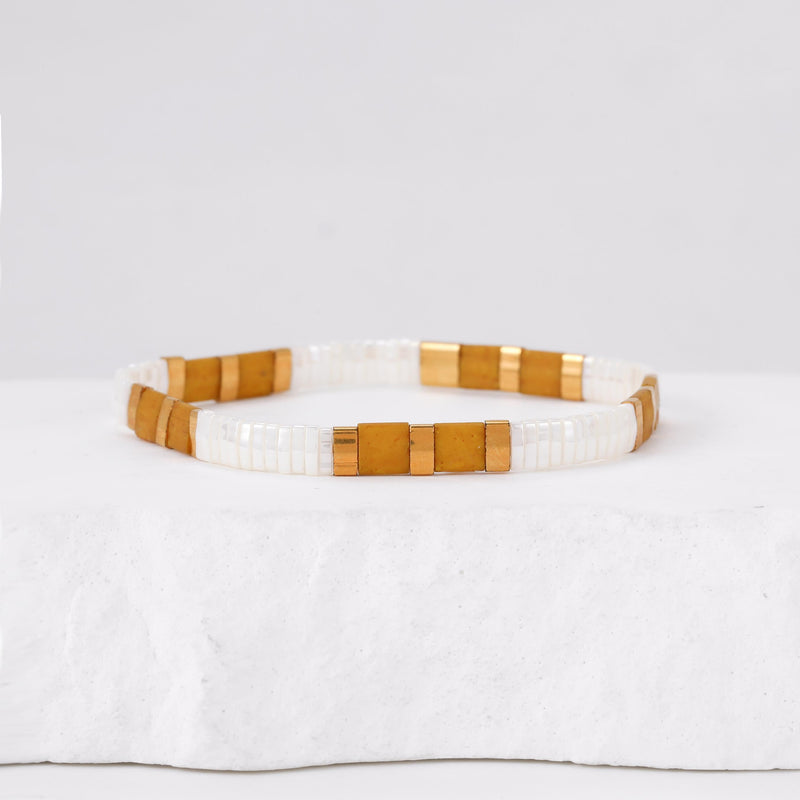 Parure Soleil - Bracelets de perles