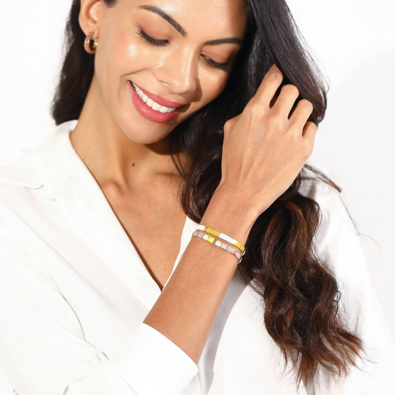 Parure Soleil - Bracelets de perles